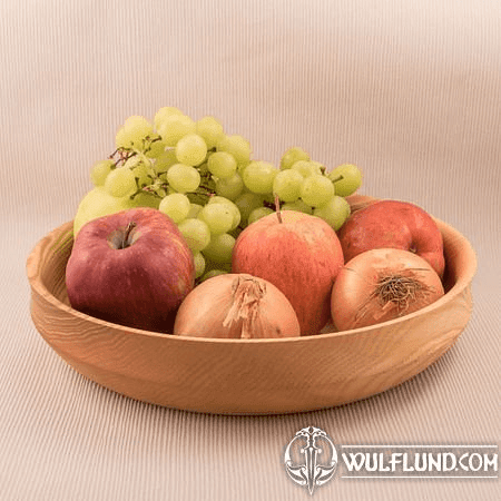 LARGE HISTORICAL BOWL, WOOD