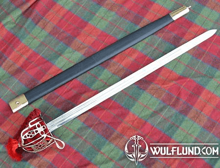 SCOTTISH BASKET HILT BROADSWORD, COLLECTIBLE REPLICA SWORD