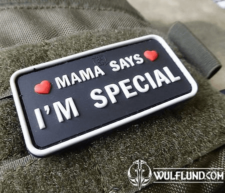 MAMA SAYS - I´M SPECIAL PATCH, SWAT 3D PATCH