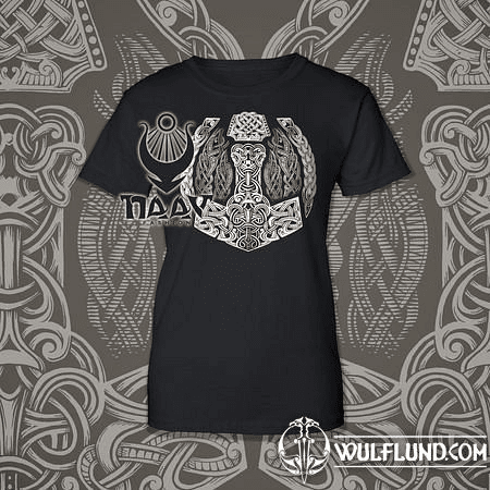 MJÖLLNIR WOMEN'S B&W T-SHIRT NAAV