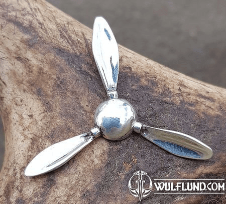 SPITFIRE SUPERMARINE PROPELLER, SILVER PENDANT