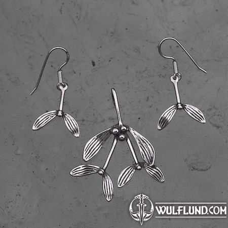 DRUID MISTLETOE - SET, SILVER