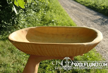 LONG WOODEN BOWL