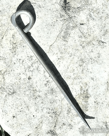 FORGED HISTORICAL TENT PEG, P-SHAPE