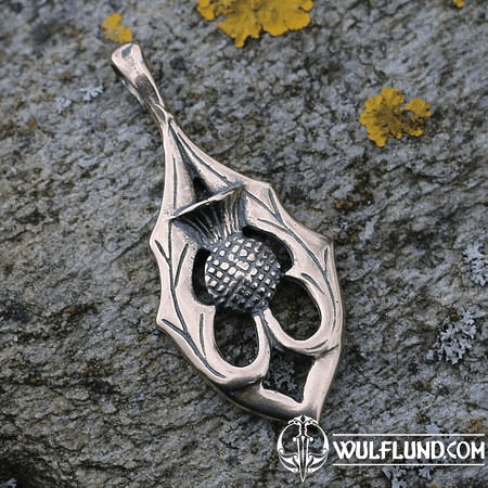 ALBA - SCOTTISH THISTLE, PENDANT, BRONZE