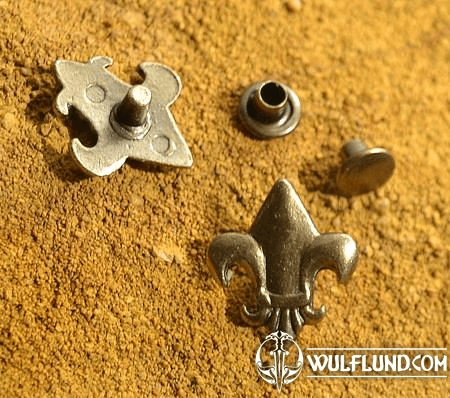 FLEUR DE LIS, RIVET, CONCHO