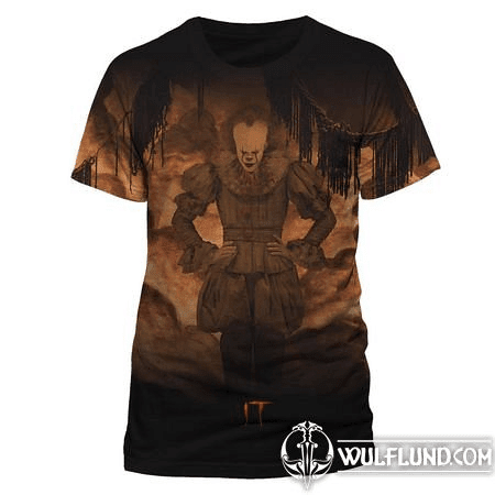 IT - FLAMES SUBLIMATED, UNISEX PREMIUM T-SHIRT