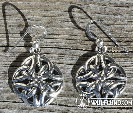 GAVINA, CELTIC STERLING SILVER EARRINGS