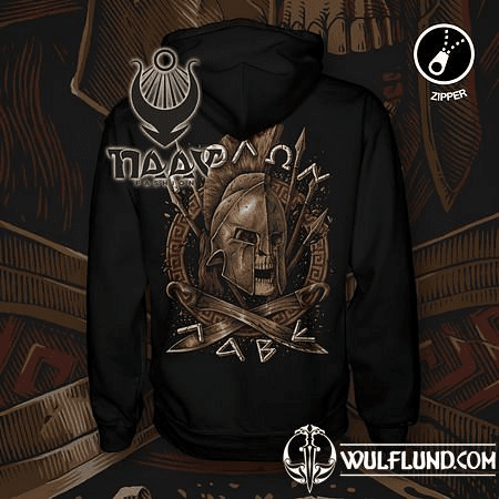 SPARTA - MOLON LABE, ZIPPER BY NAAV