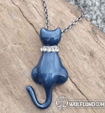 BLUE CAT, BIJOU, NECKLACE