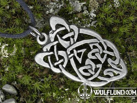 KELTISCHE BESTIE - KNOTWORK AMULETT