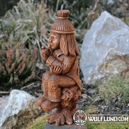 WASSERMANN, HOLZGESCHNITZTE FIGUR AUS DEN KARPATEN