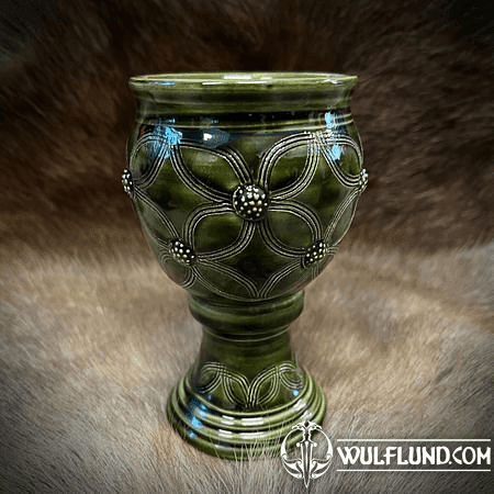 MEDIEVAL CUP WITH RASPBERRY DECOR 300ML