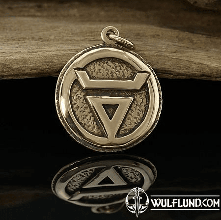 VELES, SLAVIC PENDANT, BRONZE