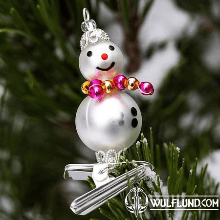 SNOWMAN, YULE DECORATION FROM BOHEMIA