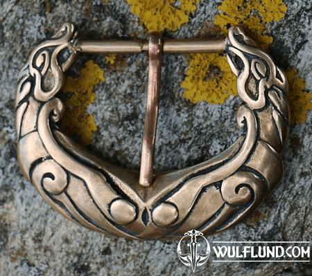 FENRIR BORRE STYLE - BELT BUCKLE, BRONZE