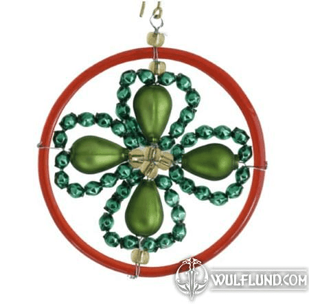 CLOVER YULE DECORATION FROM BOHEMIA