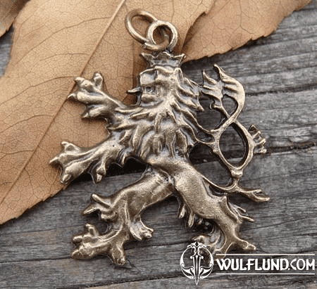 BOHEMIAN LION WITH TWO TAILS, PENDANT