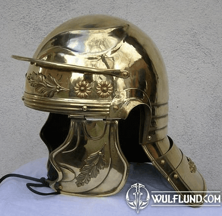 ROMAN OFFICER HELMET - BRASS