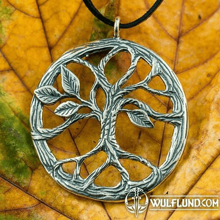 YGGDRASIL BAUM ANHÄNGER, SILBER