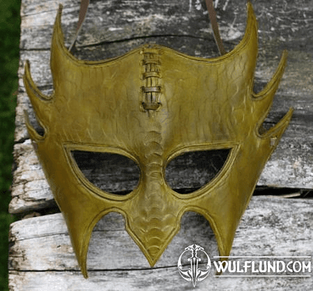 GREENMAN, LEATHER MASK