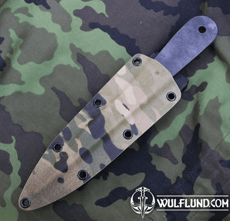 TACTICAL KYDEX SHEATH FOR TOP DOG THROWING KNIFE MULTICAM
