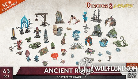 DUNGEONS & LASERS: ANCIENT RUINS SCATTER TERRAIN