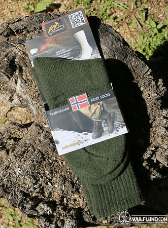NORWEGIAN ARMY SOCKS, OLIVE GREEN