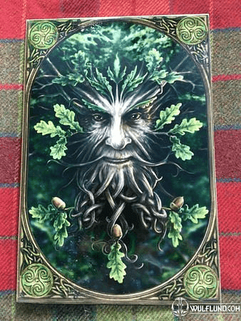 GREEN MAN, DECORATION TILE