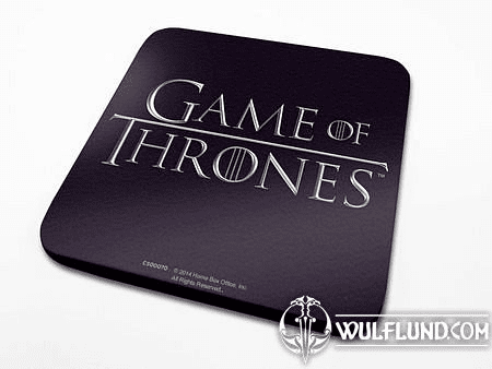 GAME OF THRONES COASTER LOGO 6-PACK