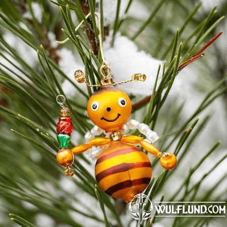 BEE - YULE DECORATION FROM BOHEMIA