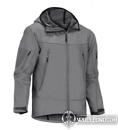 HARPAGUS SOFTSHELL HOODY JACKE - SOLID ROCK