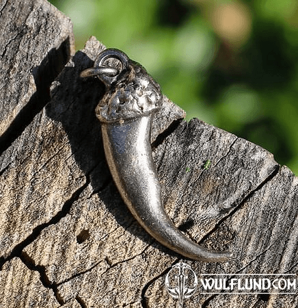 WOLF CLAW, PENDANT, ZINC