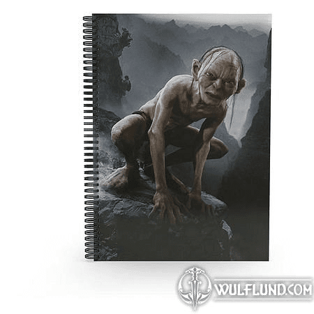 LORD OF THE RINGS NOTEBOOK WITH 3D-EFFECT GOLLUM