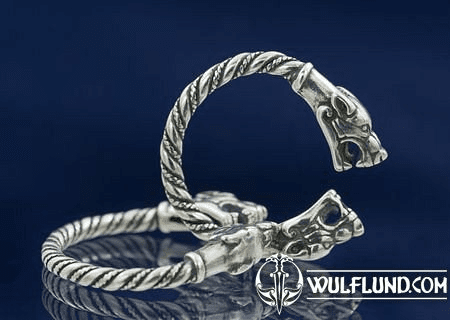 SILBER RING MIT WOLF-MOTIV