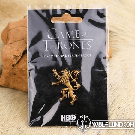 GAME OF THRONES PIN BADGE HOUSE LANNISTER PIN