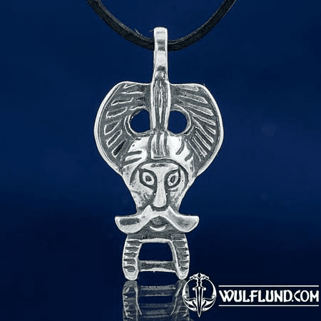 SILVER ODIN PENDANT, RIBE, AG 925