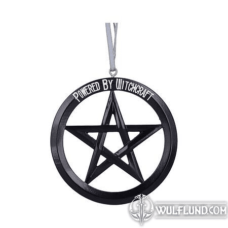 POWERED BY WITCHCRAFT HANGING ORNAMENT 7CM