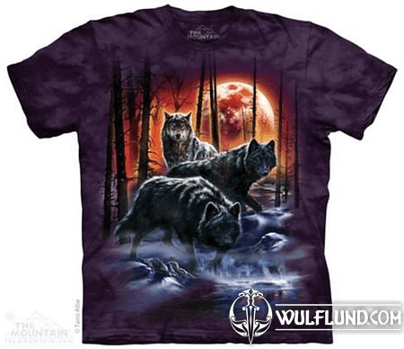 FIRE & ICE WOLVES - WOLF T-SHIRT THE MOUNTAIN