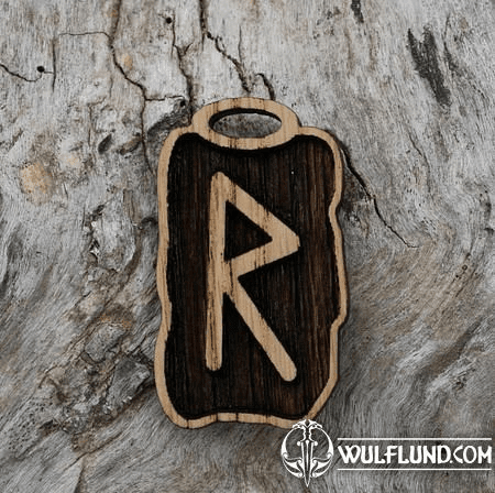 RAIDHO, RUNE - FUTHARK, HOLZ