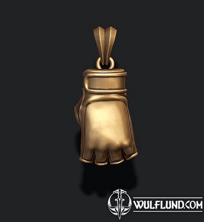 MMA GLOVES, PENDANT BRONZE