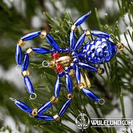 SPIDER, YULE DECORATION FROM BOHEMIA