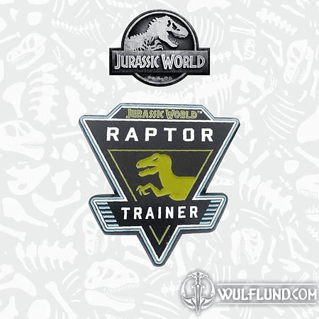 JURASSIC WORLD PIN BADGE RAPTOR