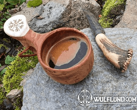 VEGVÍSIR KUKSA, BIRCH BOWL FROM LAPLAND