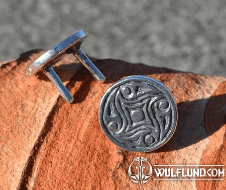 GOTLAND, VIKING BELT STUD, SILVER 925