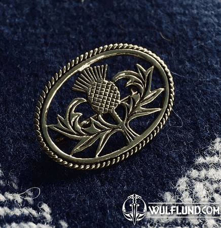 JAMIE, SCOTTISH THISTLE BROOCH