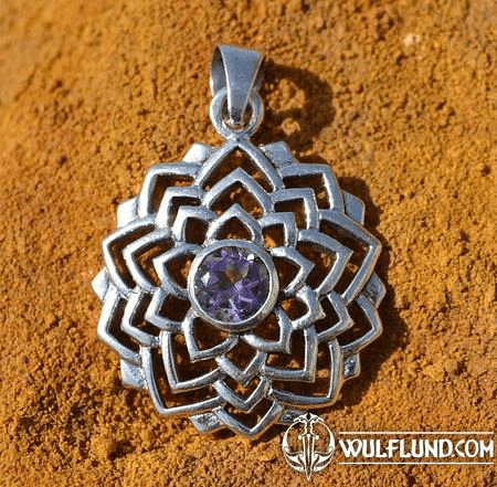 SAHASRARA CROWN CHAKRA SILVER PENDANT AG 925