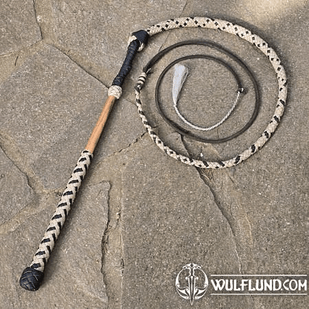 LEATHER WHIP, 250 CM