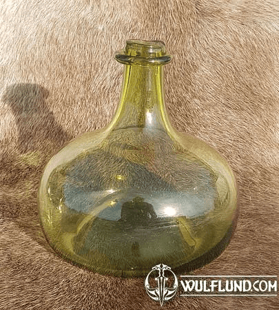 DORA GREEN CARAFE - HISTORICAL GLASS