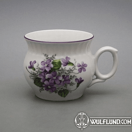 VIOLETTES, TASSE 0,29 L, CARLSBAD PORCELAINE